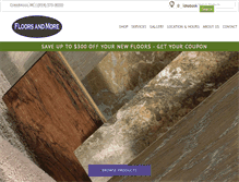 Tablet Screenshot of floorsandmorenc.com
